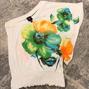 2B bebe off shoulder (right)  top